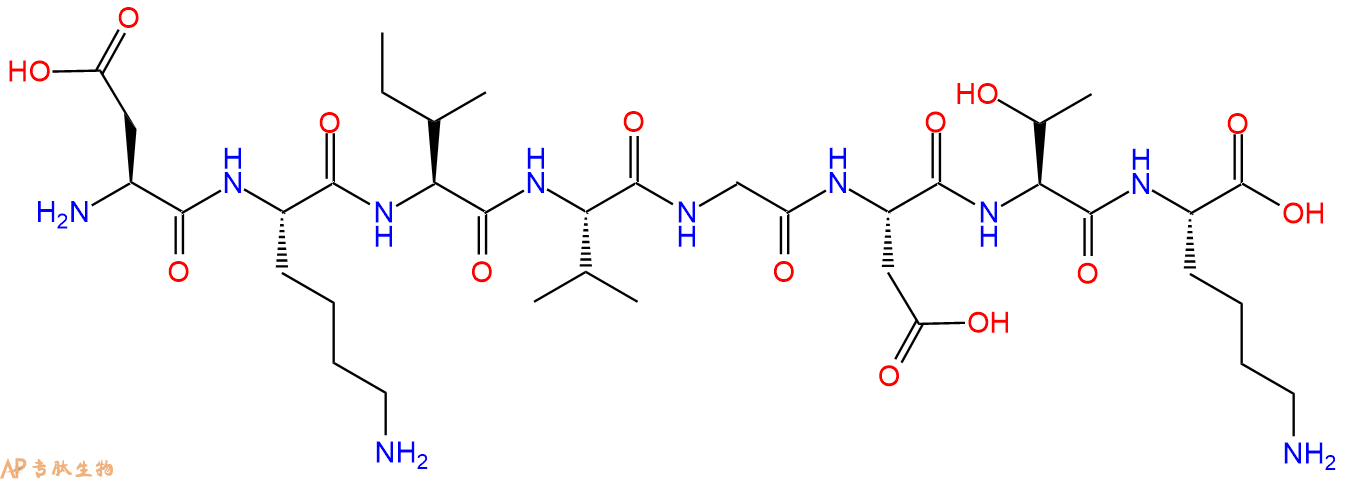 多肽DKIVGDTK的參數(shù)和合成路線|三字母為Asp-Lys-Ile-Val-Gly-Asp-Thr