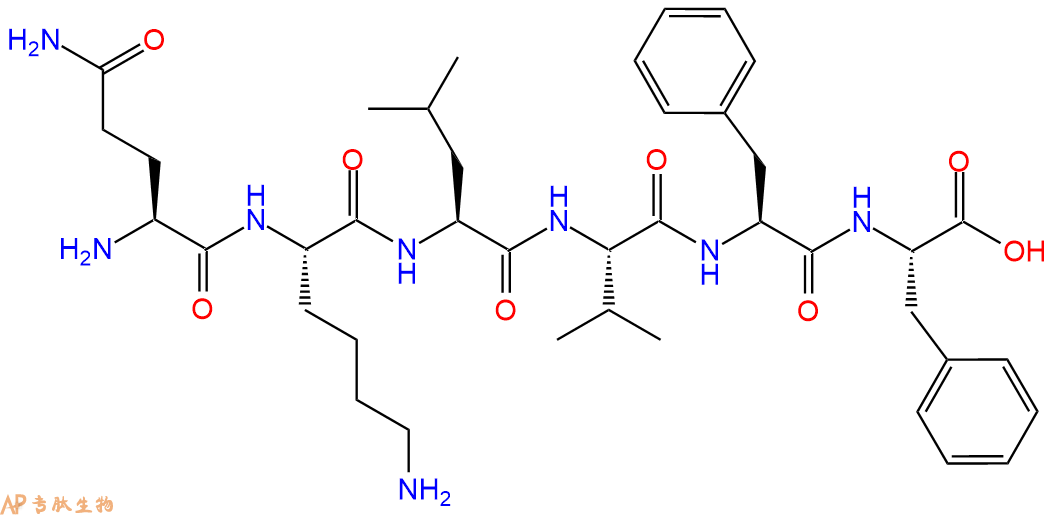 多肽QKLVFF的參數(shù)和合成路線|三字母為Gln-Lys-Leu-Val-Phe-Phe|專肽生物產(chǎn)