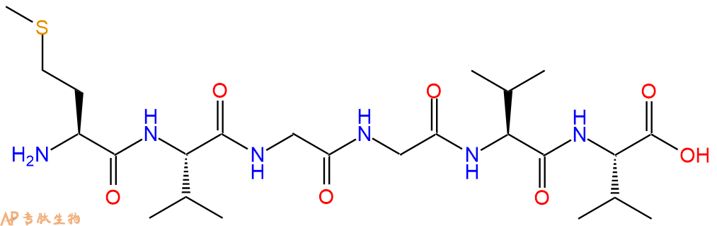 多肽MVGGVV的參數(shù)和合成路線|三字母為Met-Val-Gly-Gly-Val-Val|專肽生物產(chǎn)