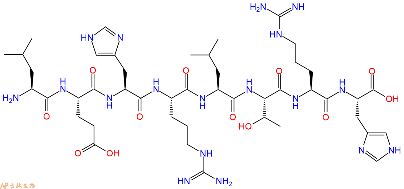 多肽LEHRLTRH的參數(shù)和合成路線|三字母為Leu-Glu-His-Arg-Leu-Thr-Arg