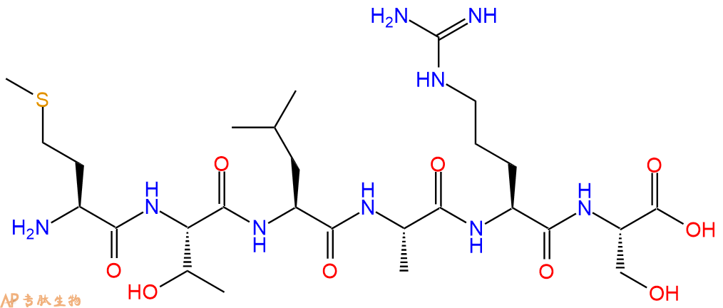 多肽MTLARS的參數(shù)和合成路線|三字母為Met-Thr-Leu-Ala-Arg-Ser|專肽生物產(chǎn)