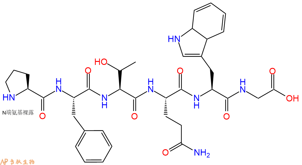 多肽PFTQWG的參數(shù)和合成路線|三字母為Pro-Phe-Thr-Gln-Trp-Gly|專肽生物產(chǎn)