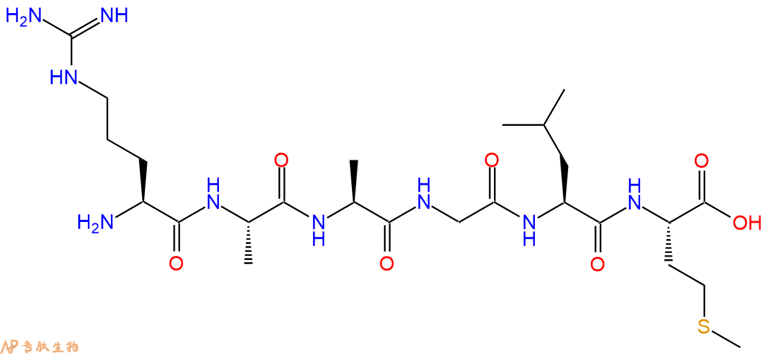 多肽RAAGLM的參數(shù)和合成路線|三字母為Arg-Ala-Ala-Gly-Leu-Met|專肽生物產(chǎn)