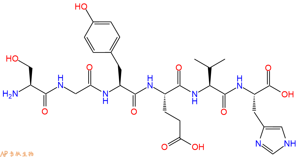 多肽SGYEVH的參數(shù)和合成路線|三字母為Ser-Gly-Tyr-Glu-Val-His|專肽生物產(chǎn)
