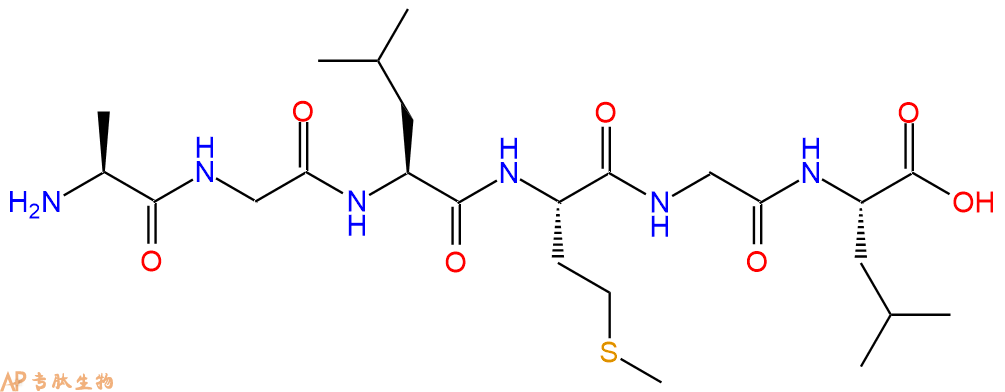 多肽AGLMGL的參數(shù)和合成路線|三字母為Ala-Gly-Leu-Met-Gly-Leu|專肽生物產(chǎn)