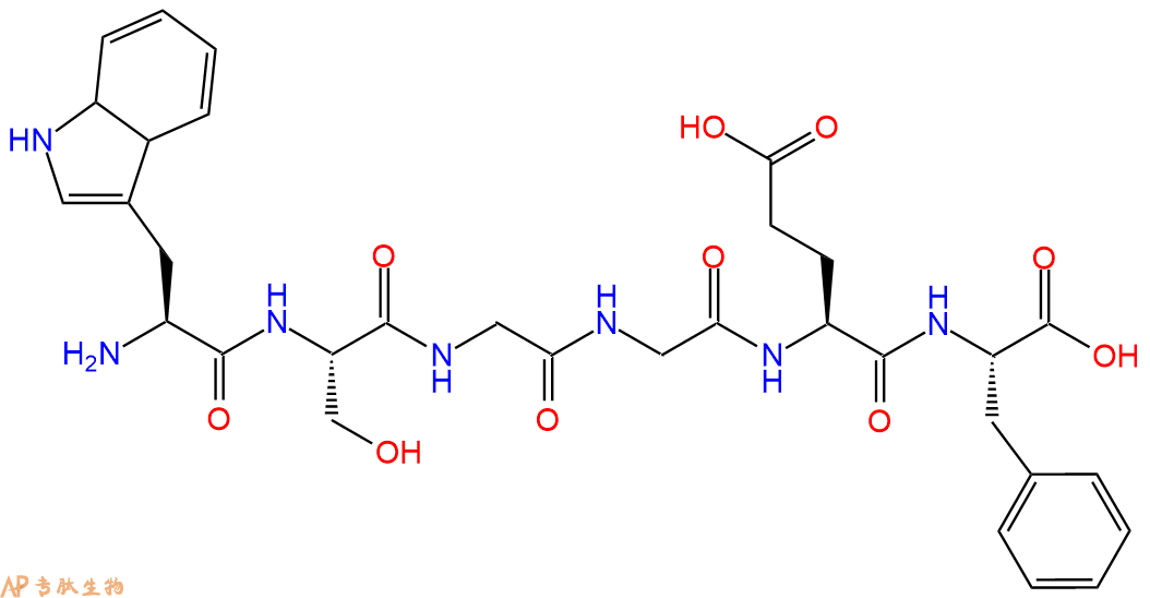 多肽WSGGEF的參數(shù)和合成路線|三字母為Trp-Ser-Gly-Gly-Glu-Phe|專肽生物產(chǎn)