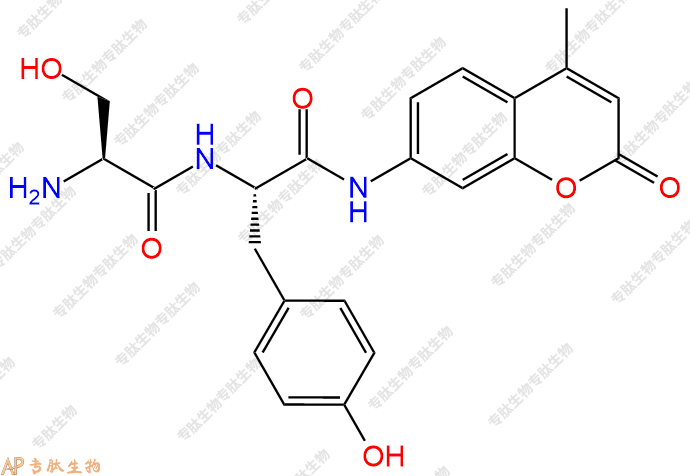 專肽生物產(chǎn)品二肽標(biāo)記肽H-Ser-Tyr-7-氨基-4-甲基香豆素201855-53-0