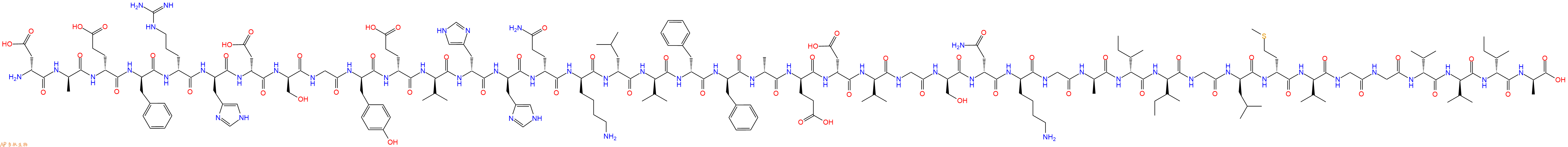 專肽生物產(chǎn)品淀粉肽ent-Amyloid β-Protein (1-42)342896-25-7