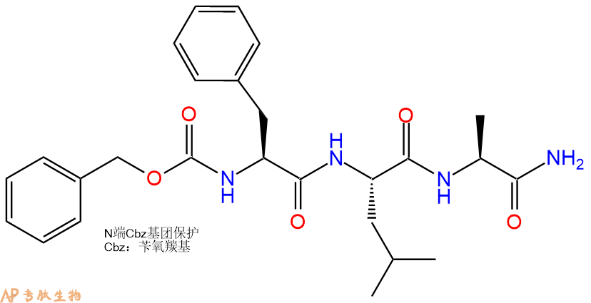 專肽生物產(chǎn)品三肽CBzl-Phe-Leu-Ala-NH2106556-07-4