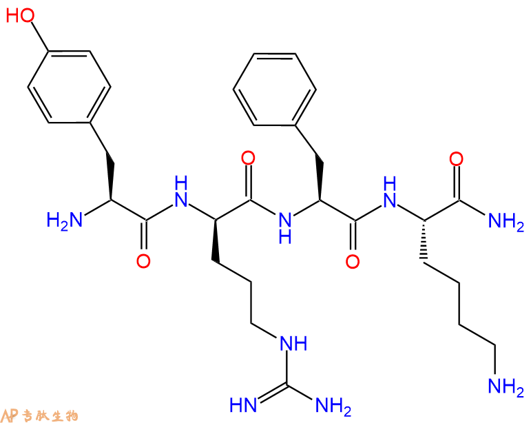 專肽生物產(chǎn)品[DArg2, Lys4]-Dermorphin(1-4)amide118476-85-0