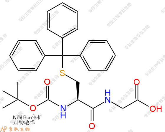 專肽生物產(chǎn)品二肽Boc-Cys(Trt)-Gly33642-48-7