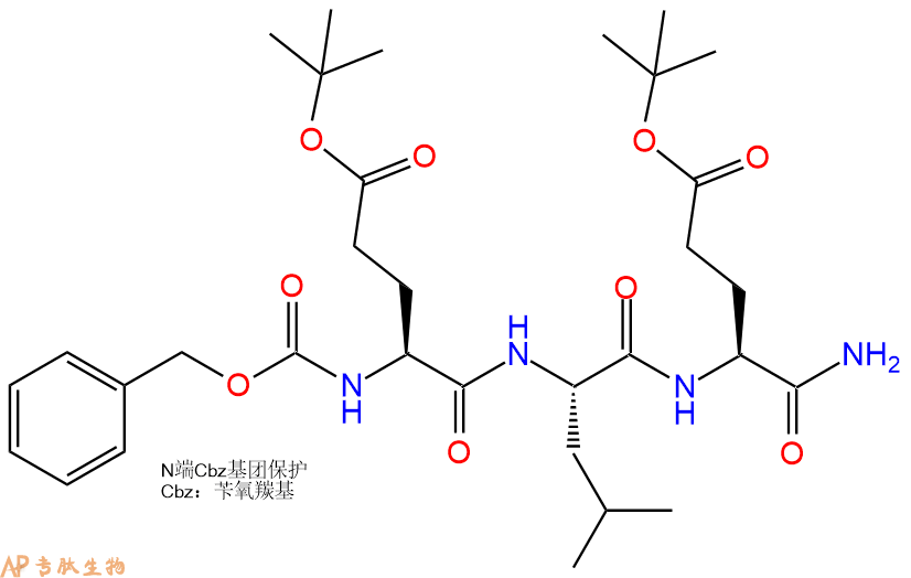 專肽生物產(chǎn)品三肽Cbz-Glu(OtBu)-Leu-Glu(OtBu)-NH2287975-76-2