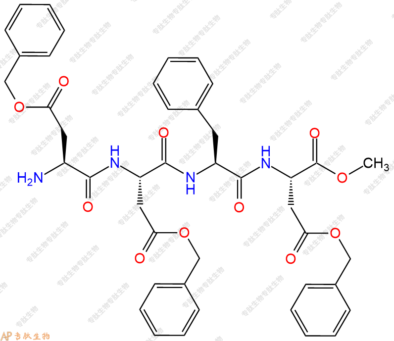 專肽生物產(chǎn)品四肽[Asp(OBzl)]2-Phe-Asp(OBzl)-甲酯化1448070-52-7