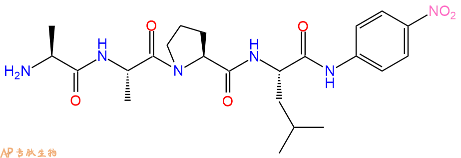 專肽生物產(chǎn)品四肽Ala-Ala-Pro-Leu-對硝基苯胺201332-32-3