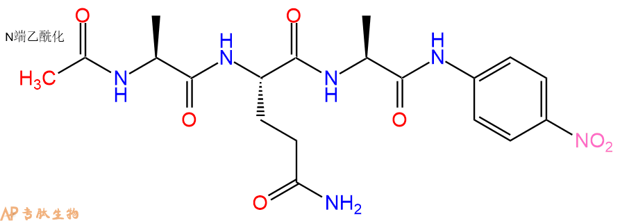 專肽生物產(chǎn)品三肽Ac-Ala-Gln-Ala-對(duì)硝基苯胺201677-60-3