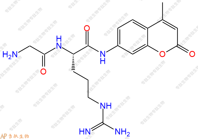 專肽生物產(chǎn)品二肽標(biāo)記肽GR-7-氨基-4-甲基香豆素65147-19-5