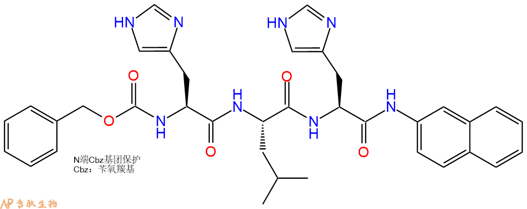 專肽生物產(chǎn)品三肽Z-His-Leu-His-βNA202002-00-4