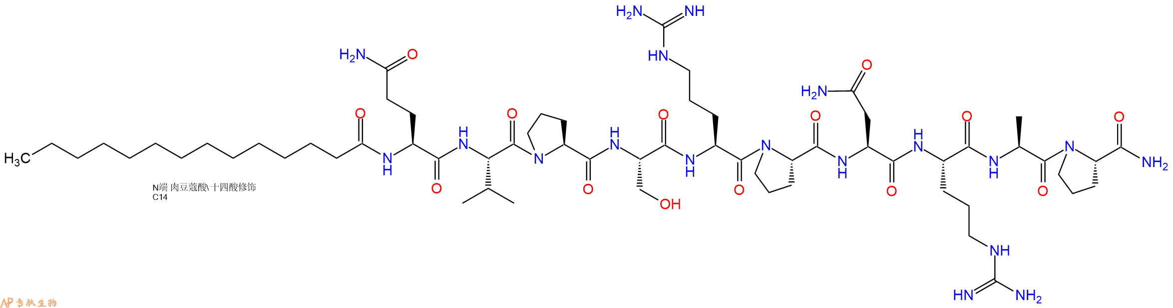 專肽生物產(chǎn)品Dynamininhibitorypeptide,myristoylated251634-22-7