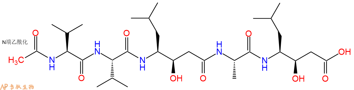 專肽生物產(chǎn)品五肽Ac-Pepstatin28575-34-0/11076-29-2