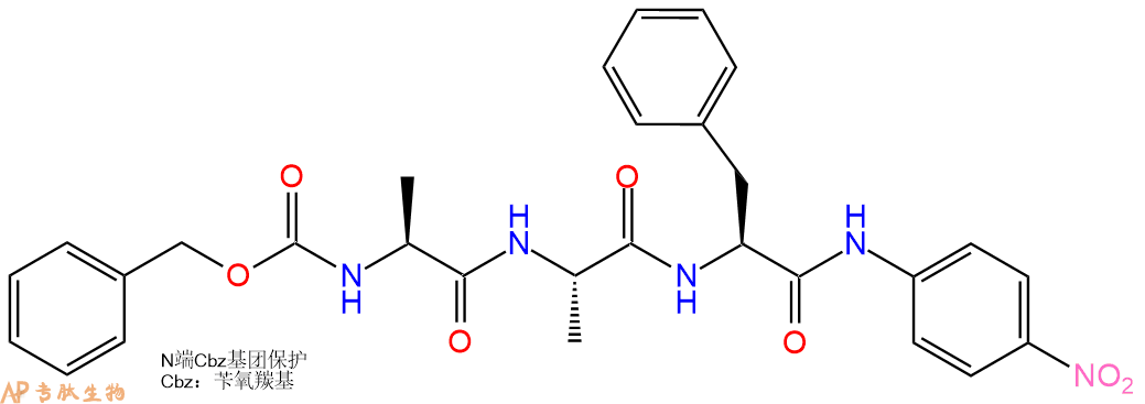 專肽生物產(chǎn)品三肽Cbz-Ala-Ala-Phe-對(duì)硝基苯胺61043-35-4