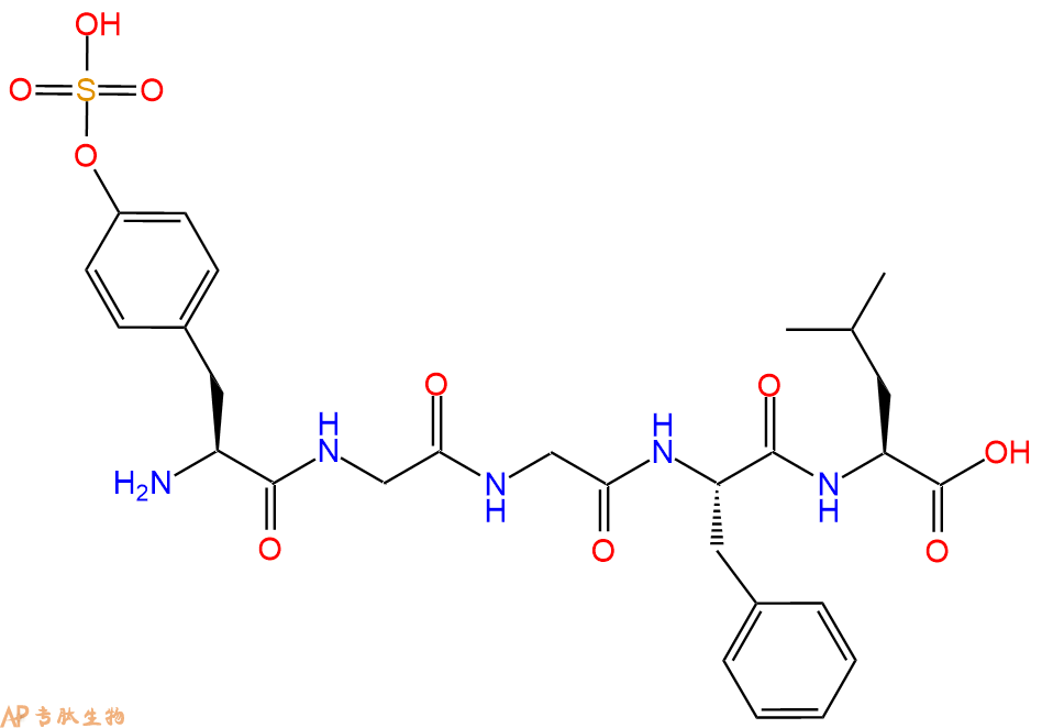 專肽生物產(chǎn)品腦啡肽Leu-Enkephalin80632-52-6