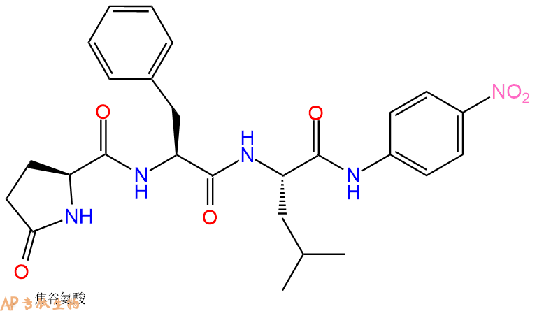 專肽生物產(chǎn)品二肽標(biāo)記肽Pyr-Phe-Leu-對硝基苯胺85901-57-1