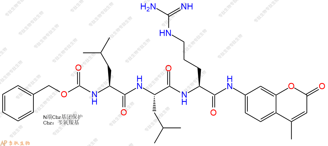 專肽生物產(chǎn)品Z-亮氨酰-亮氨酰-精氨酸-AMC、Cbz-Leu-Leu-Arg-AMC90468-17-0