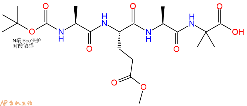 專(zhuān)肽生物產(chǎn)品四肽Boc-Ala-Glu(OMe)-Ala-Aib1214750-51-2