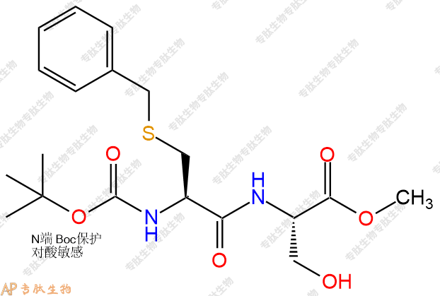 專肽生物產(chǎn)品二肽Boc-Cys(Bzl)-Ser-甲酯化13512-53-3