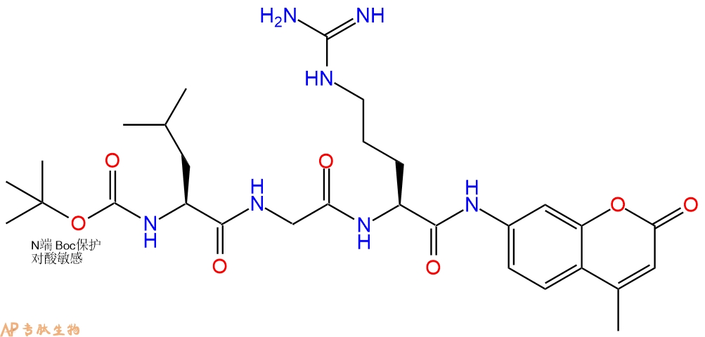 專肽生物產(chǎn)品標(biāo)記肽Boc-LGR-7-氨基-4-甲基香豆素65147-09-3