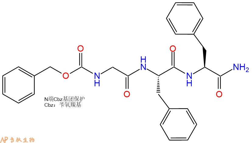 專肽生物產(chǎn)品三肽Cbz-Gly-Phe-Phe-NH273504-62-8