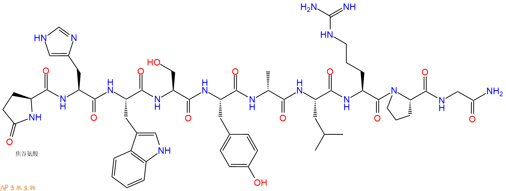 專肽生物產(chǎn)品黃體生成素釋放激素[DAla6]LHRH51230-19-4