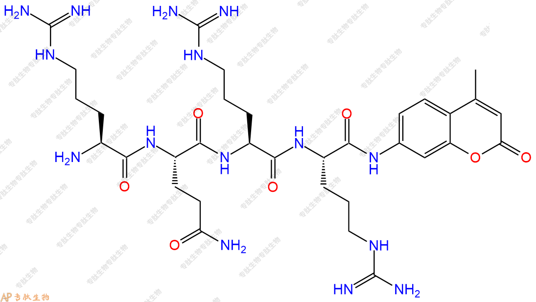 專肽生物產(chǎn)品標(biāo)記肽H-Arg-Gln-Arg-Arg-7-氨基-4-甲基香豆素243466-39-9