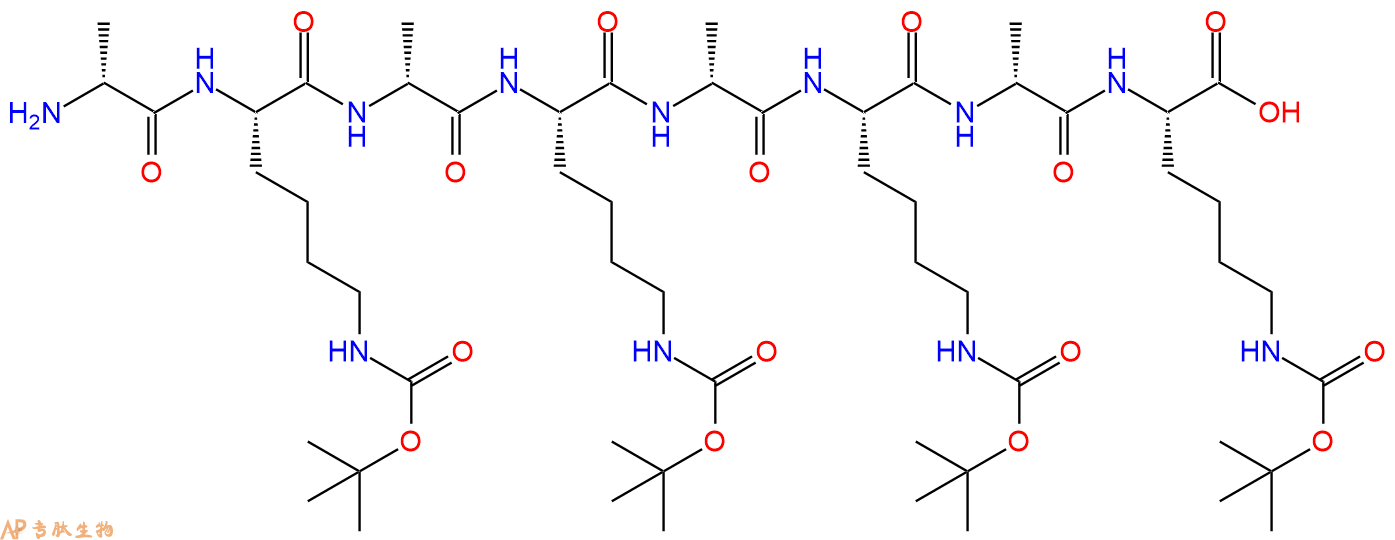 專肽生物產(chǎn)品八肽DAla-K(Boc)-DAla-K(Boc)-DAla-K(Boc)-DAla-K(Boc)959924-69-7