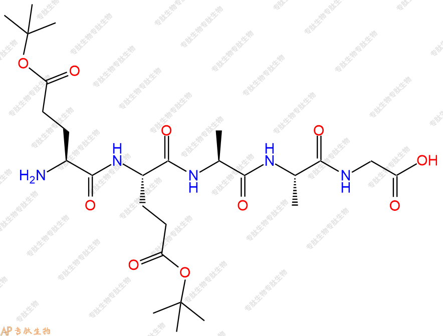 專肽生物產(chǎn)品五肽Glu(OtBu)-Glu(OtBu)-Ala-Ala-Gly62597-84-6