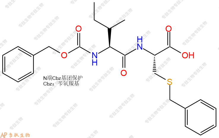 專肽生物產(chǎn)品二肽Cbz-Ile-Cys(Bzl)886745-86-4