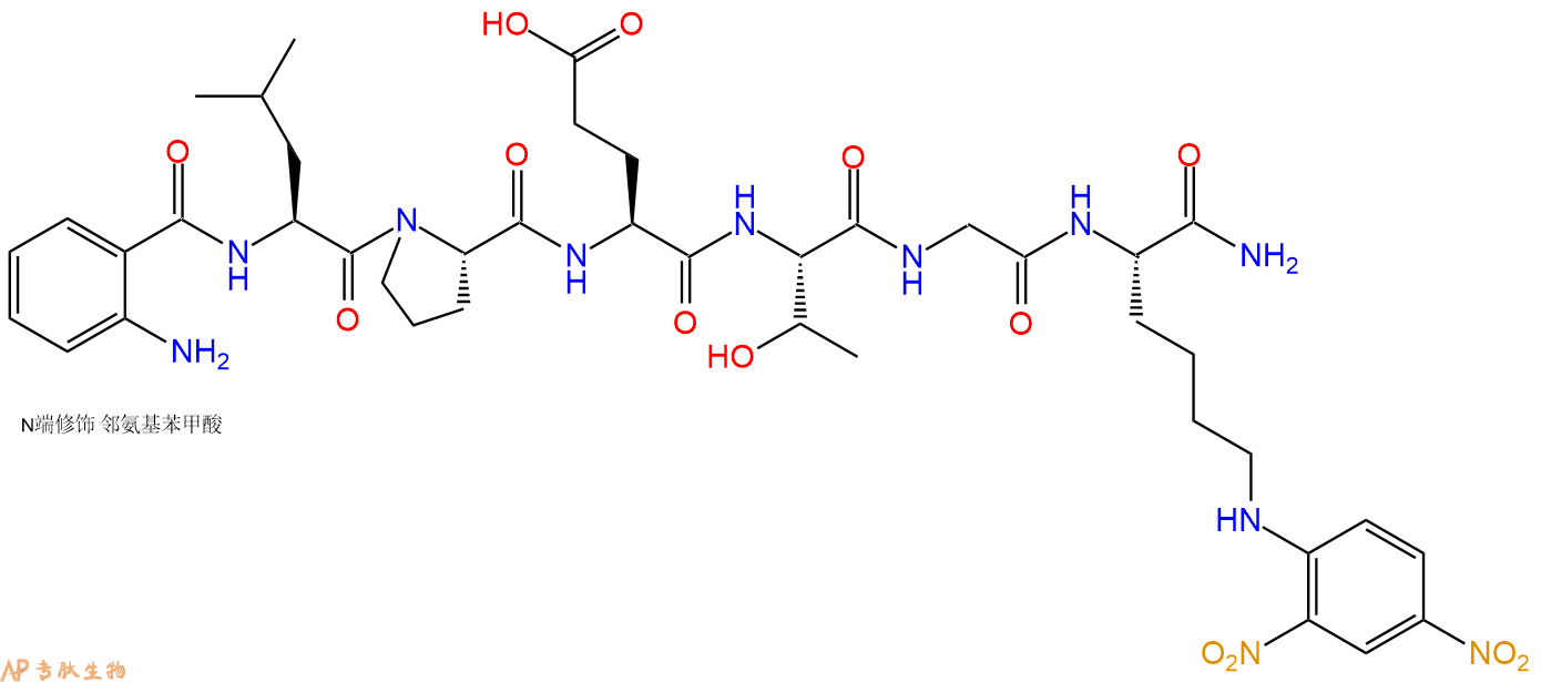 專肽生物產(chǎn)品細(xì)菌Sortase底物III，Abz/DNP、Bacterial Sortase Substrate III, Abz/DNP2857862-12-3