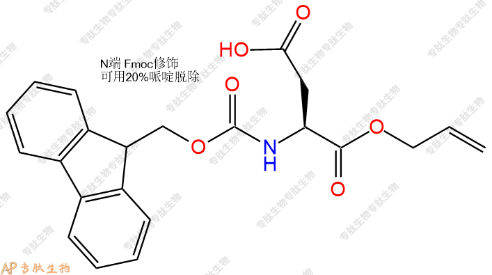 專肽生物產(chǎn)品Fmoc-Asp-OAll144120-53-6