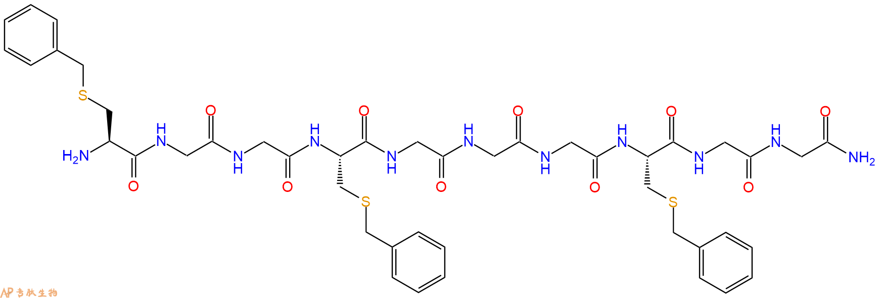 專肽生物產(chǎn)品Cys(Bzl)-Gly2-Cys(Bzl)-Gly3-Cys(Bzl)-Gly2-NH277374-50-6