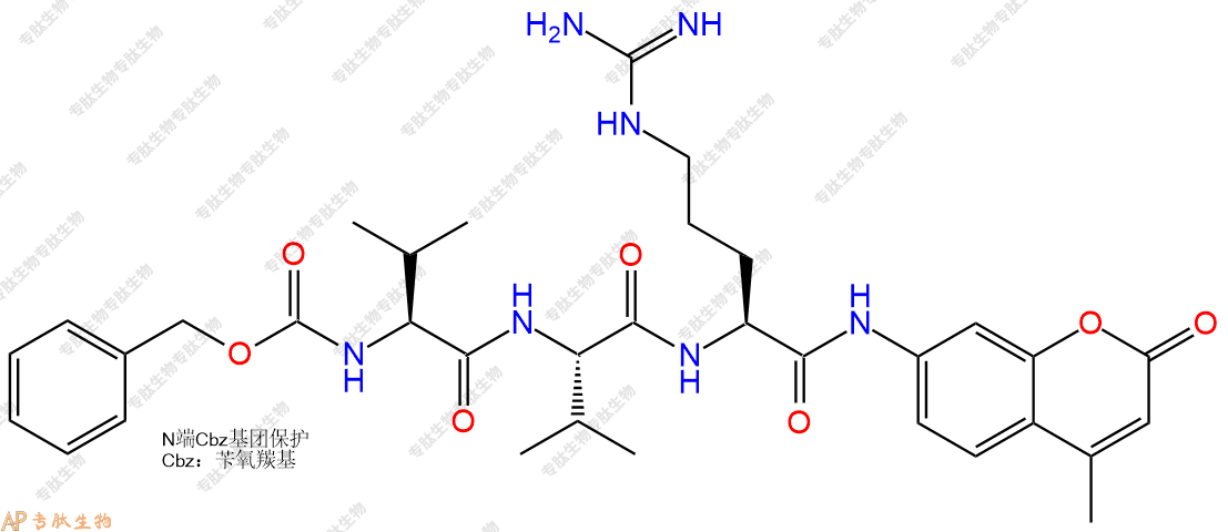 專肽生物產(chǎn)品Cbz-Val-Val-Arg-AMC124485-41-2