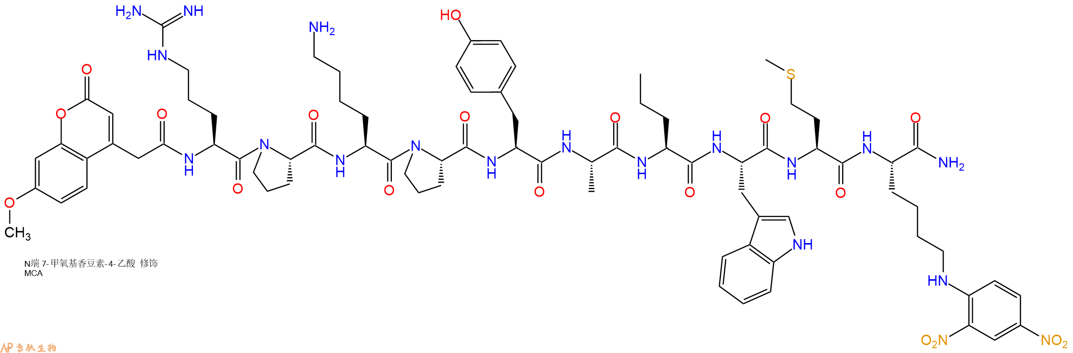 專肽生物產(chǎn)品基質(zhì)金屬蛋白酶MMP substrate、NFF-3NFF-2158584-08-8