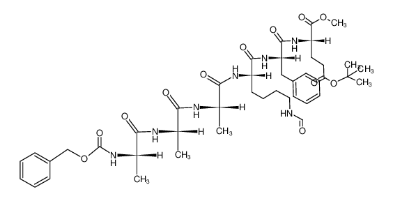 專肽生物產(chǎn)品三肽Cbz-A-Ala-A-Lys(CHO)-F-Glu(OCMe3)--甲酯化106195-72-6