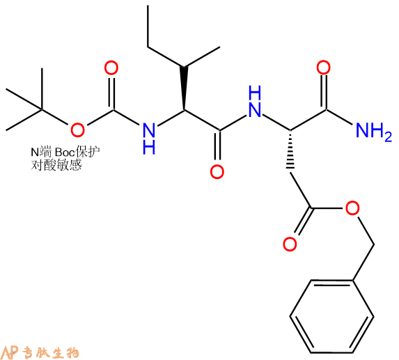 專肽生物產(chǎn)品二肽Boc-Ile-Asp(Bzl)-NH294236-48-3