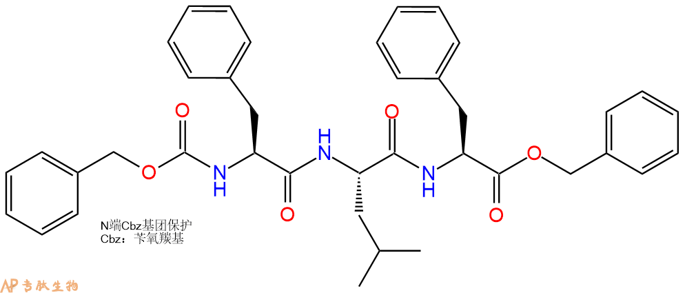 專肽生物產(chǎn)品三肽Cbz-Phe-Leu-Phe-芐酯化80174-69-2