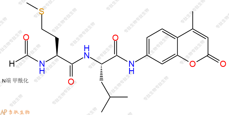 專(zhuān)肽生物產(chǎn)品二肽標(biāo)記肽For-ML-7-氨基-4-甲基香豆素1429788-64-6