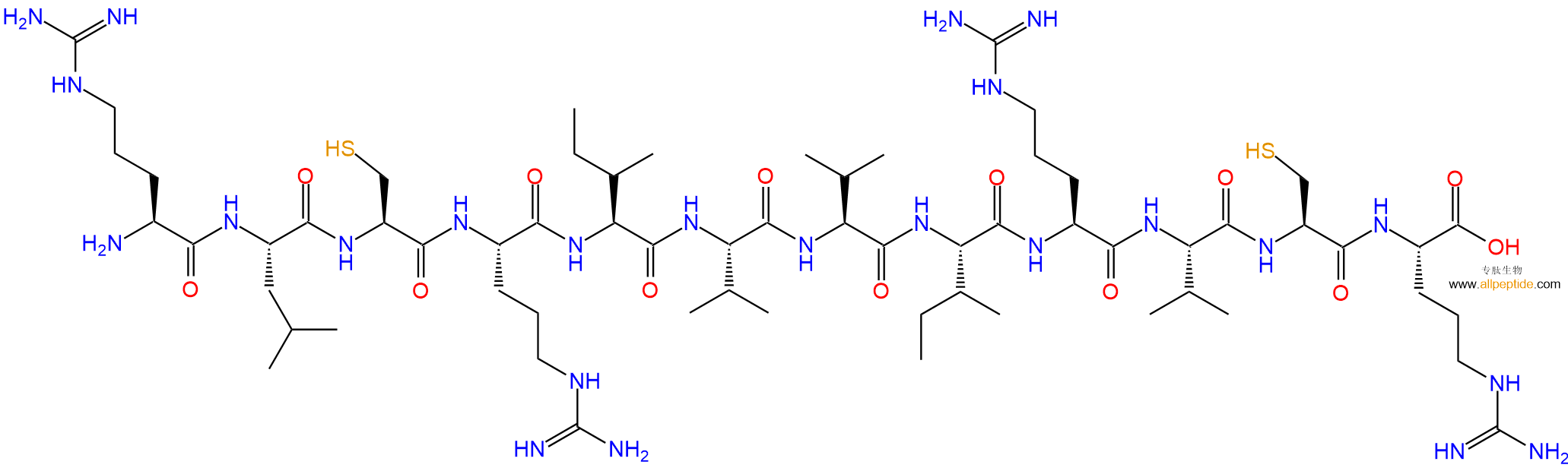 專肽生物產品Bactenecin, bovine116229-36-8