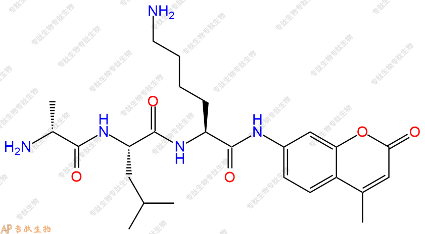 專肽生物產(chǎn)品纖溶酶（纖溶酶）底物：H-D-Ala-Leu-Lys-7-氨基-4-甲基香豆素104881-72-3