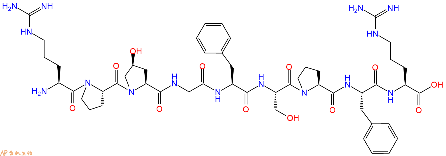 專肽生物產(chǎn)品緩激肽(Hyp³)-Bradykinin37642-65-2