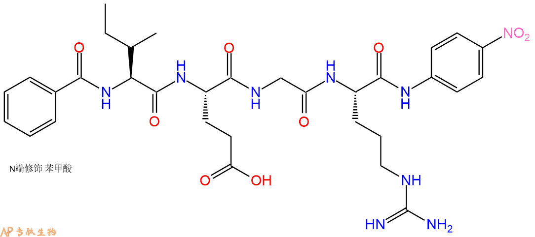 專肽生物產(chǎn)品激肽釋放酶（KLK）底物：BZ-Ile-Glu-Gly-Arg-對硝基苯胺59068-47-2