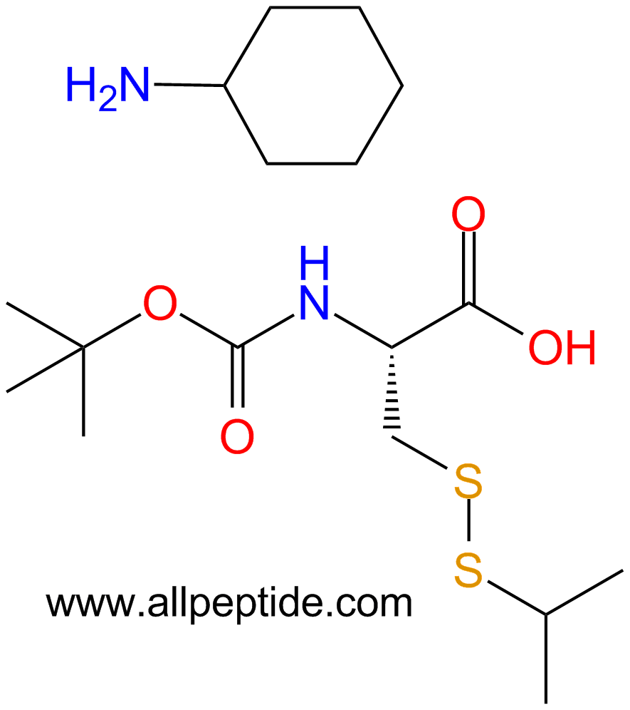 專肽生物產(chǎn)品Boc-Cys(SiPr)Cyclohexylammoniumsalz76969-44-3